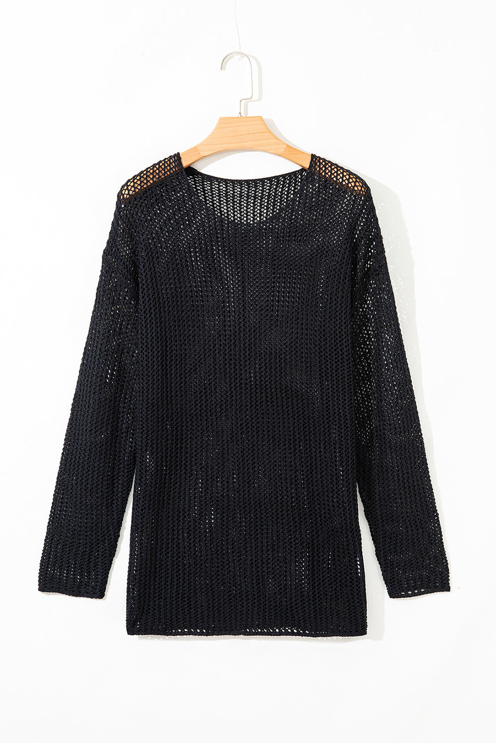 Threaded Pear Hadley Crochet Hollow-out Sweater