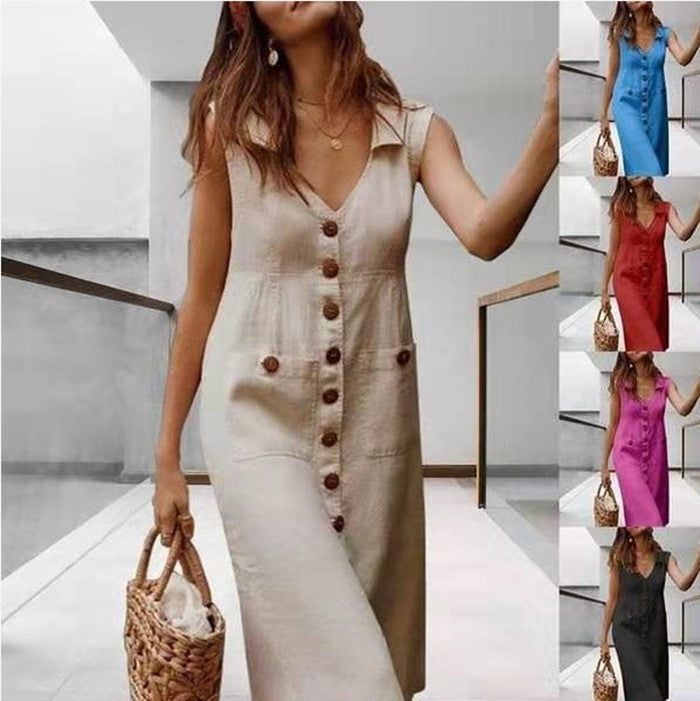 Single-Breasted Tailored Executive Dress | High-Sense Professional Button-Down Midi | Trendy Minimalist Sleek Workwear Dress | Luxury-Label Statuesque Radiant Apparel | 2026 High-Fashion Emerald-Luxe Essential