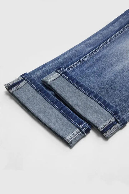 Women’s Athleisure Skinny Jeggings | Mid-Rise Pull-On Denim Jeans with Drawstring Waist | Butt-Lifting Dark Wash Stretch Denim for Women