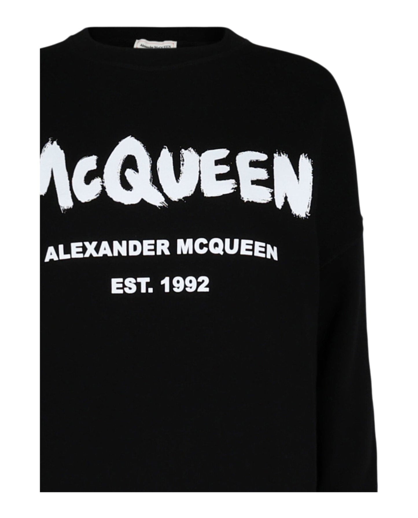 Alexander McQueen Graffiti Logo Sweatshirt