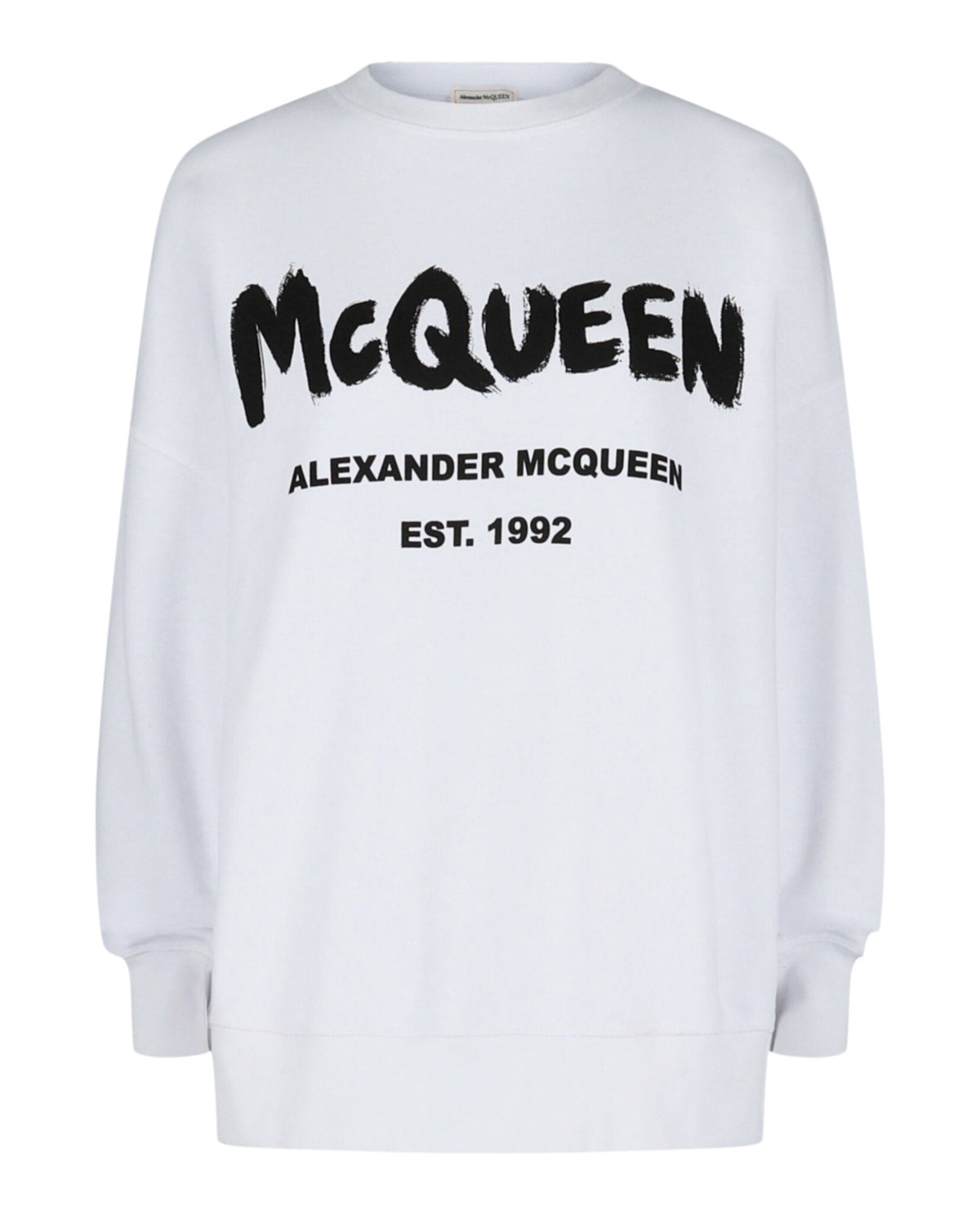 Alexander McQueen Graffiti Logo Sweatshirt