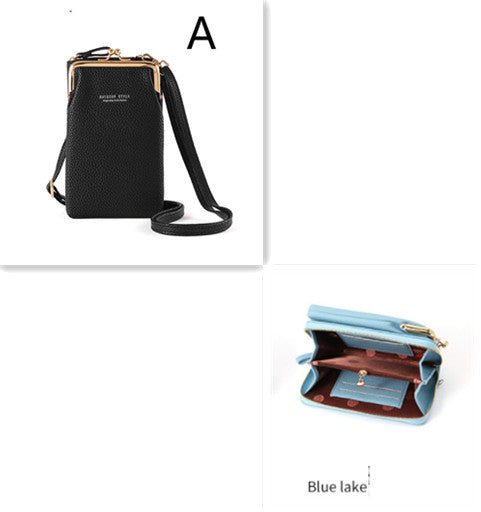 Fashion Lychee Pattern Solid Color Crossbody Bag | Premium Pebbled Texture Shoulder Bag | Minimalist Diagonal Sling Purse for Women | Elegant Daily Travel Messenger Bag