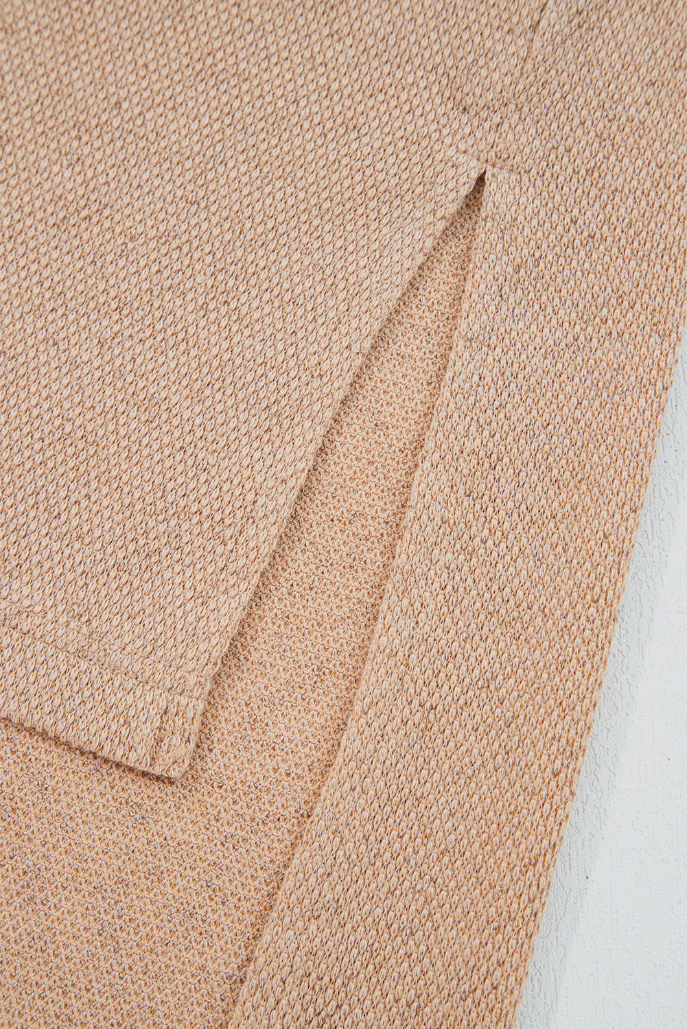 Threaded Pear Abby Shoulder Knit Tunic PLUS Top