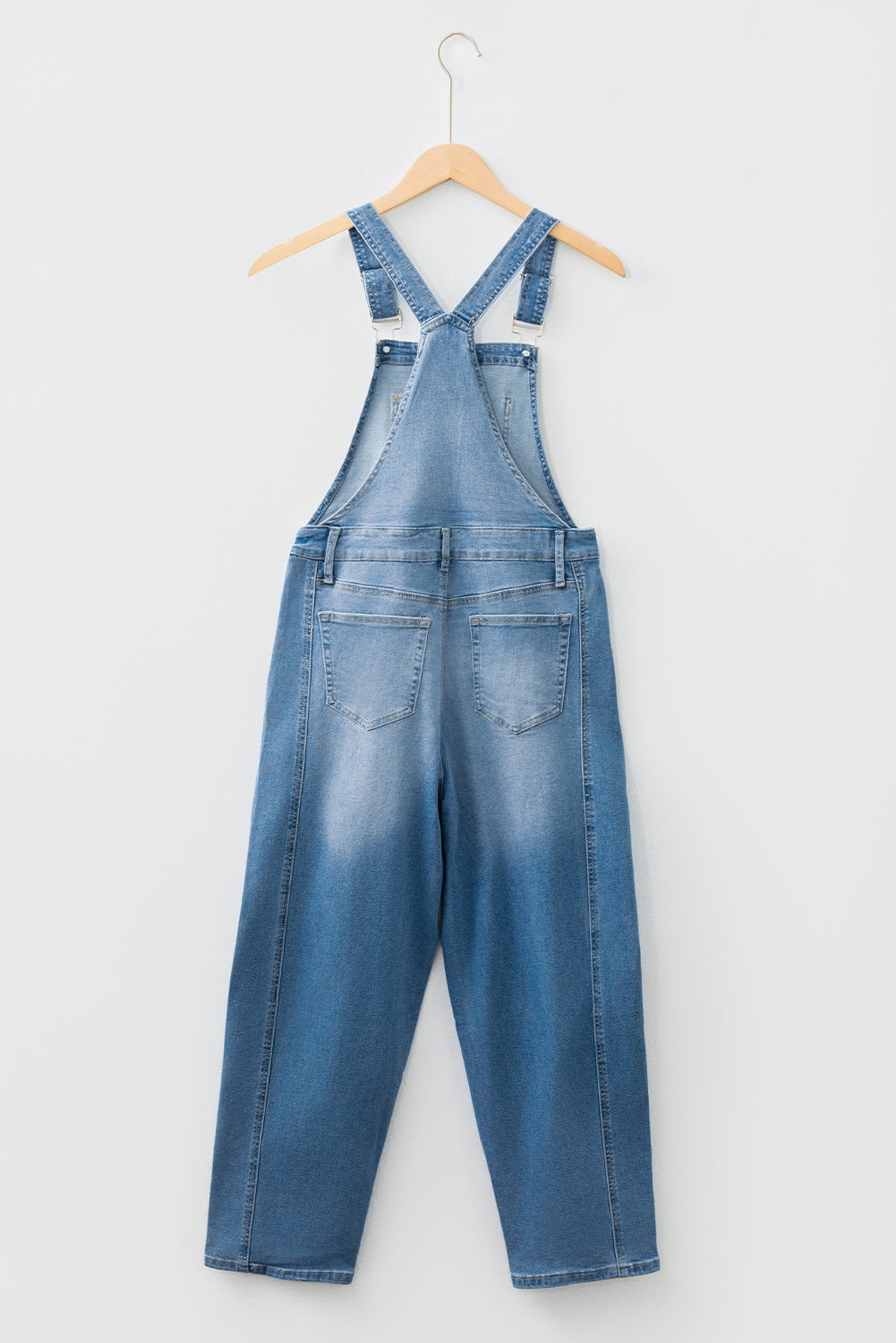 Threaded Pear Brooklyn adjustable Buckle Barrel Overalls
