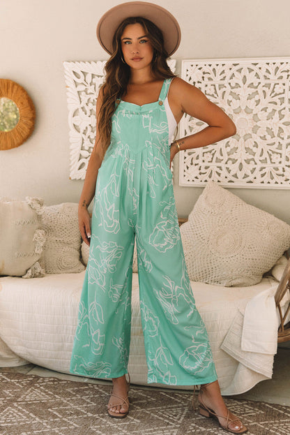 Threaded Pear Lorelai Wide Leg Overalls