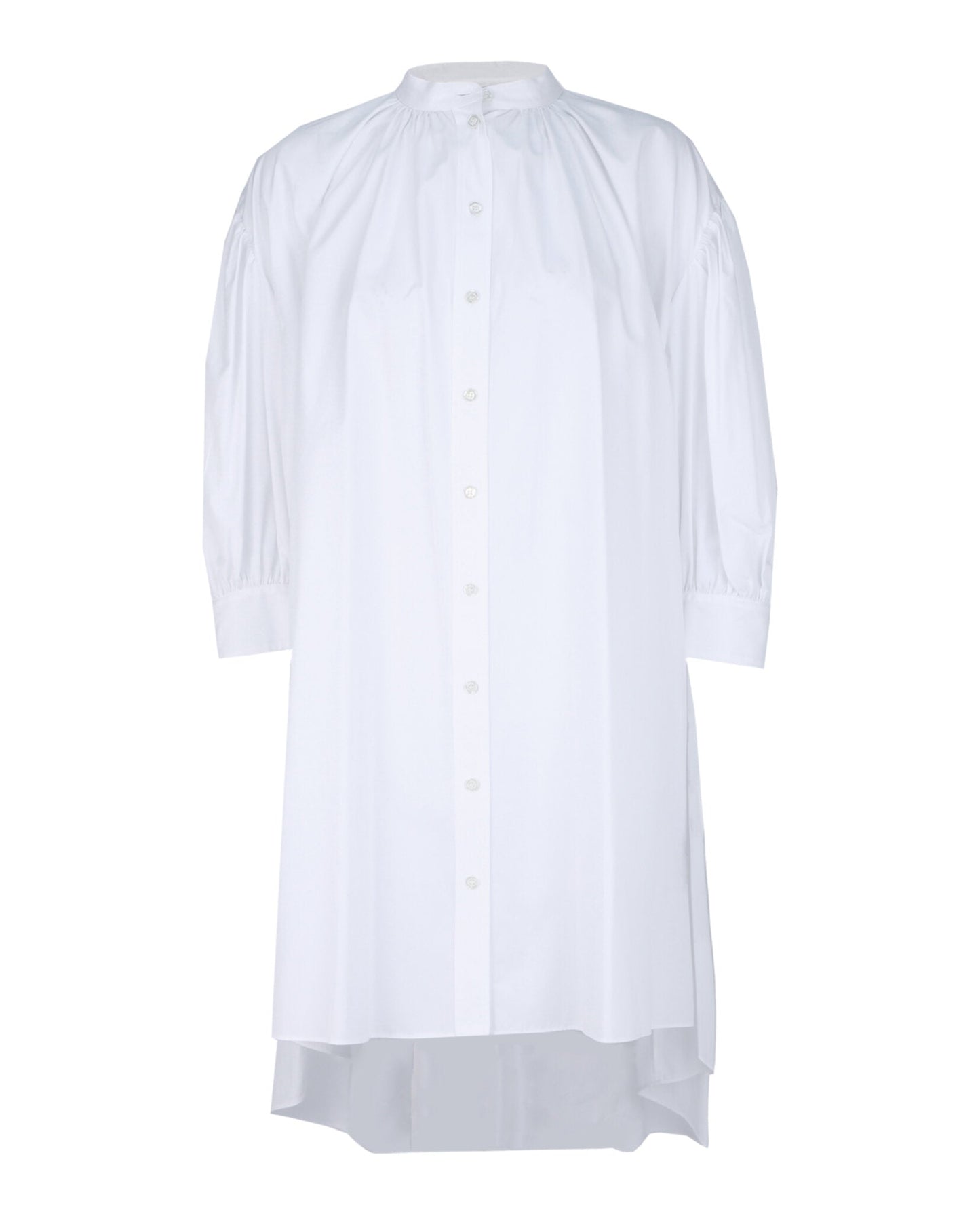 Alexander McQueen Cotton Trapeze Mini Dress