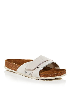 Birkenstock Unisex Oita Nubuck Leather Modern Suede Antique White