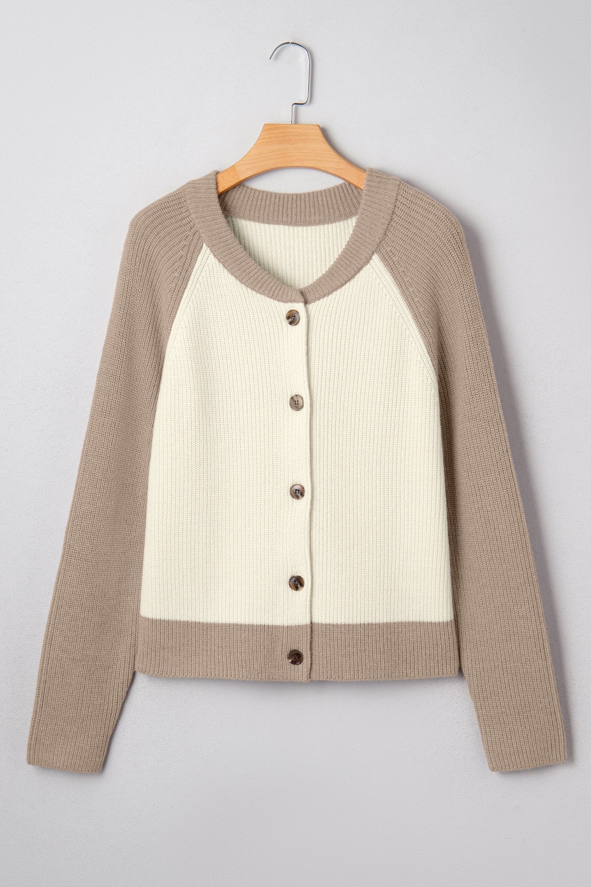 Threaded Pear Maryam Ribbed Knit Down Sweater