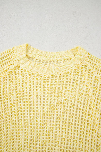 Threaded Pear Celine Tied Short Sleeve Sweater