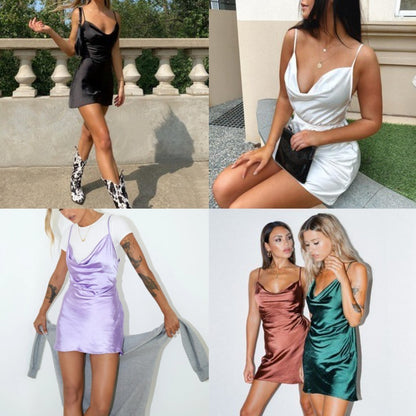Spring Sale 50% OFF - Slip Dress In Satin