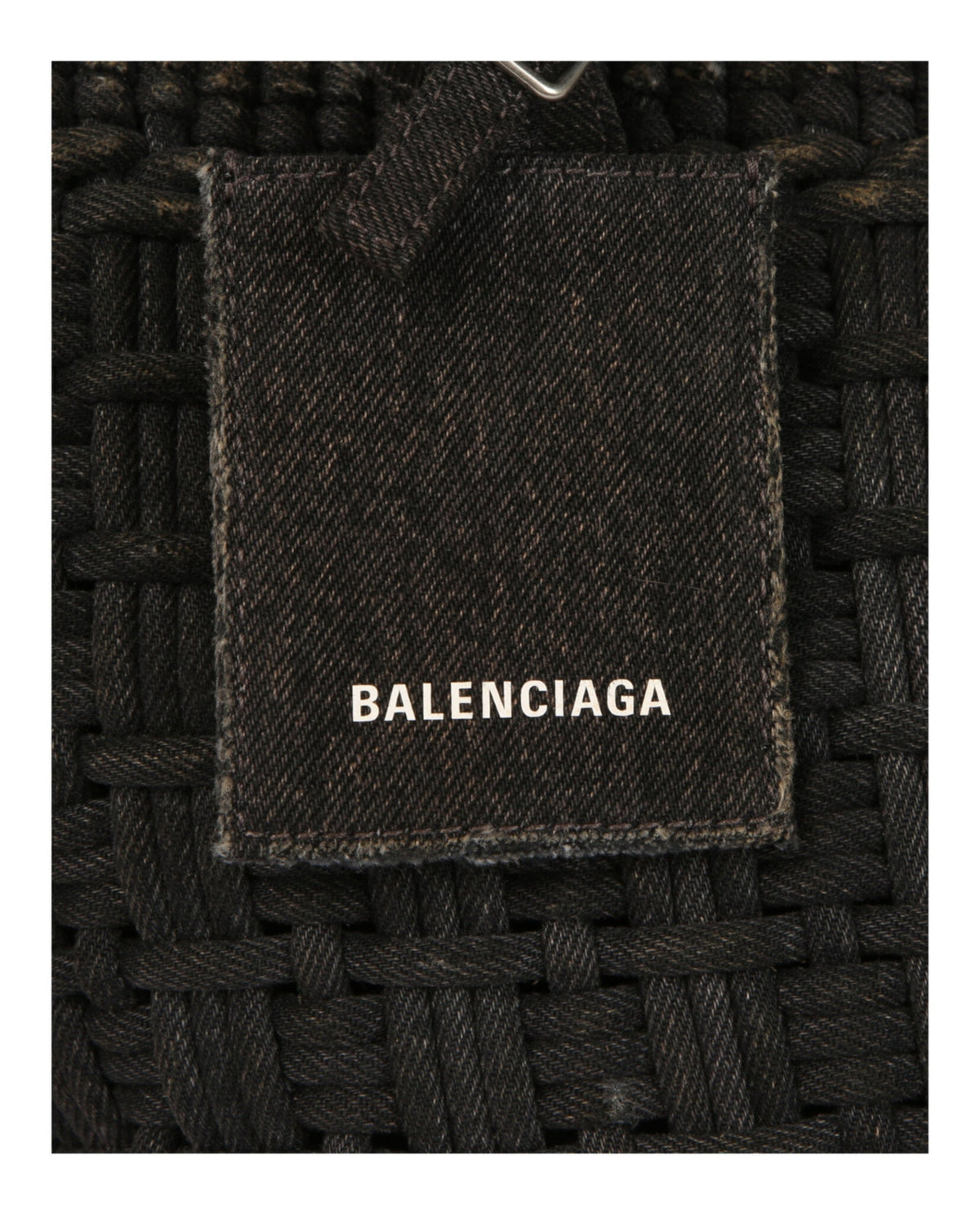 Balenciaga Bistro Xs Basket Top Handle Bag in Denim