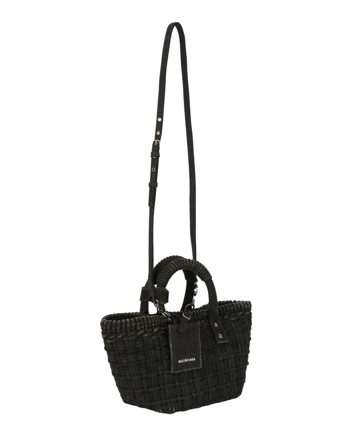 Balenciaga Bistro Xs Basket Top Handle Bag in Denim
