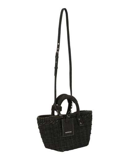Balenciaga Bistro Xs Basket Top Handle Bag in Denim