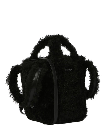 Balenciaga Everyday 2.0 Xs North-South Faux-Fur Tote