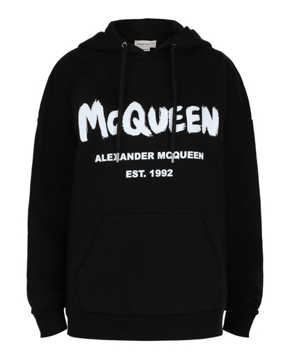 Alexander McQueen Graffiti Logo Hoodie