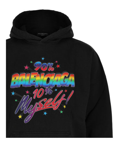 Balenciaga Distressed Graphic Hoodie