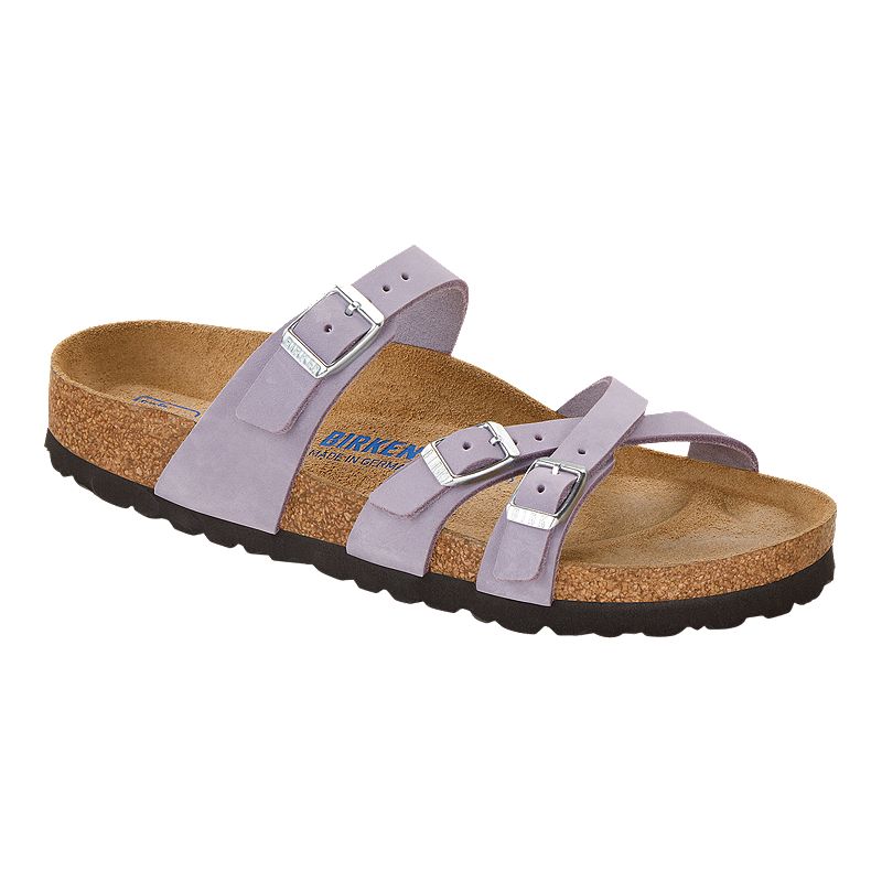 Birkenstock Unisex Franca Nubuk Leather SF Purple Fog