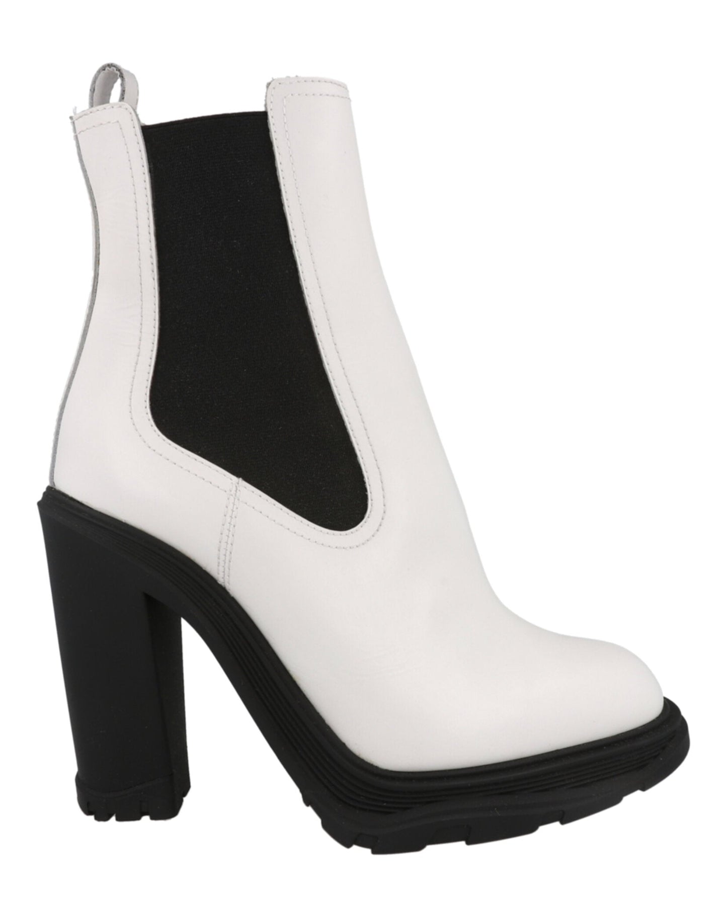 Alexander McQueen Women's Leather Heeled Chelsea Boots
