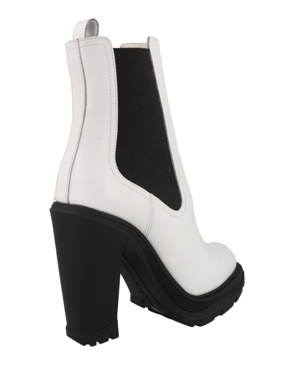 Alexander McQueen Women's Leather Heeled Chelsea Boots