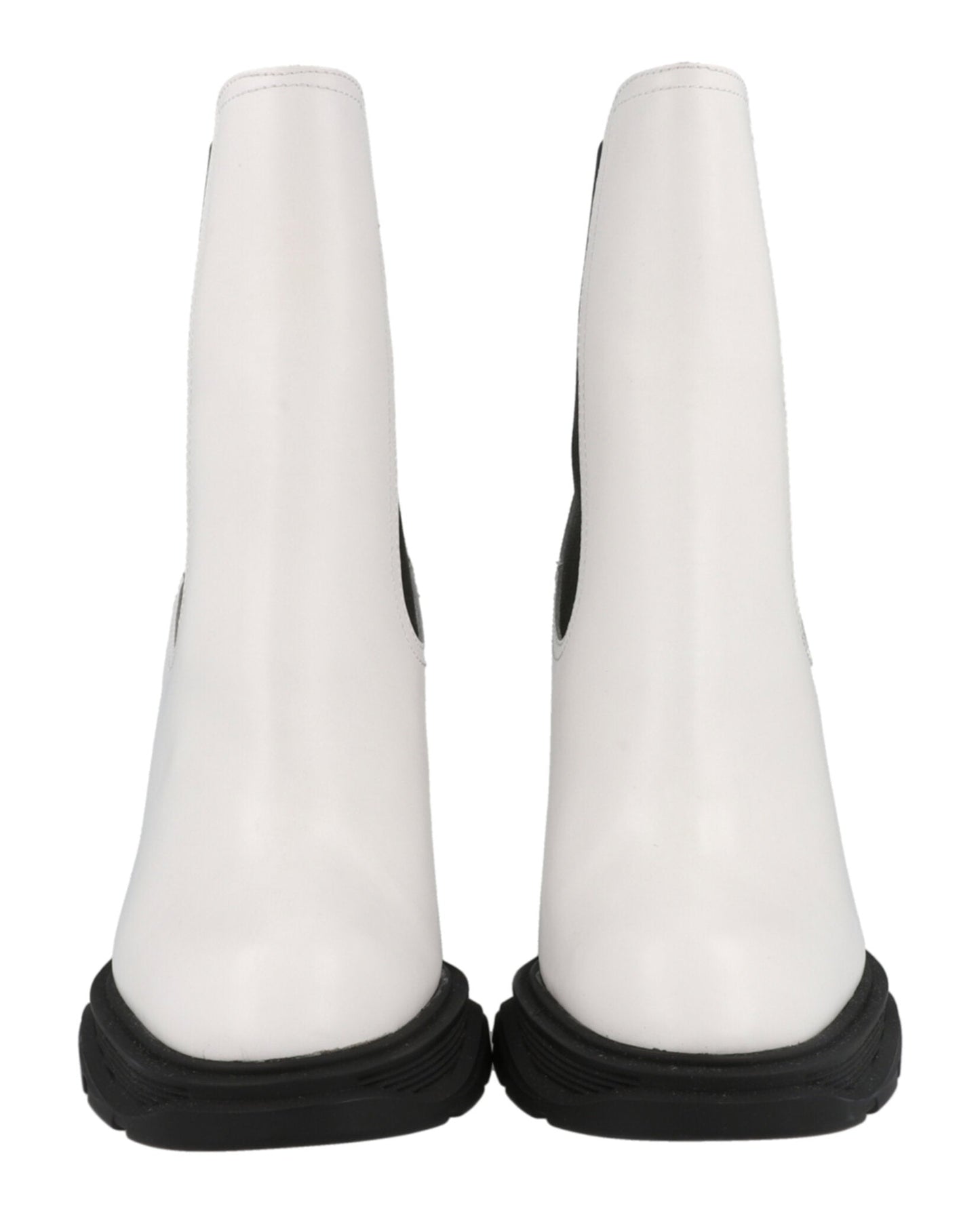 Alexander McQueen Women's Leather Heeled Chelsea Boots