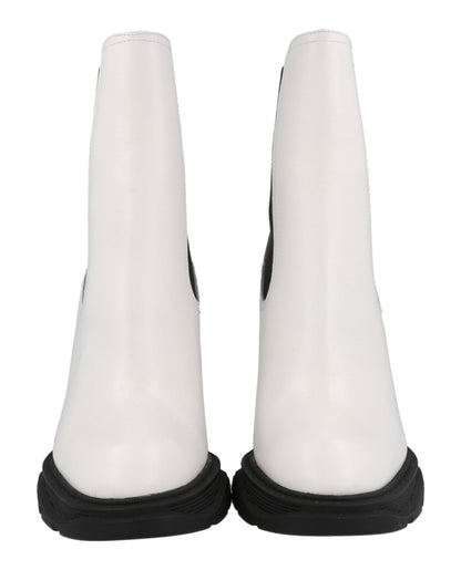 Alexander McQueen Women's Leather Heeled Chelsea Boots