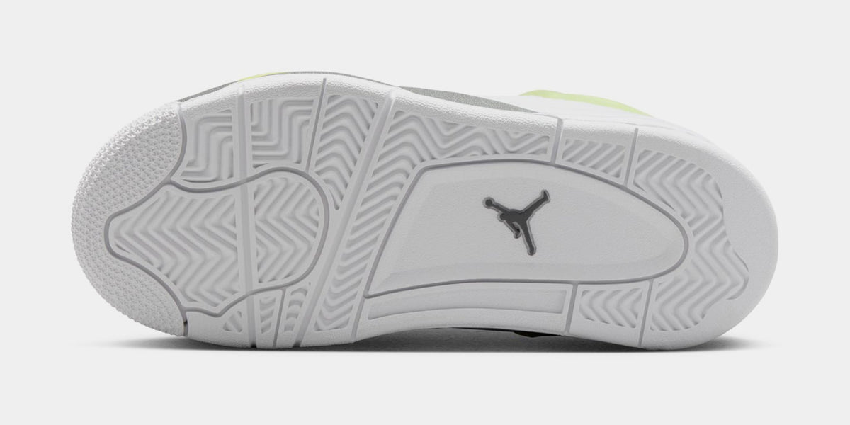 Air Jordan Preschool Retro 4 'Light Lemon Twist' Ps Sneakers