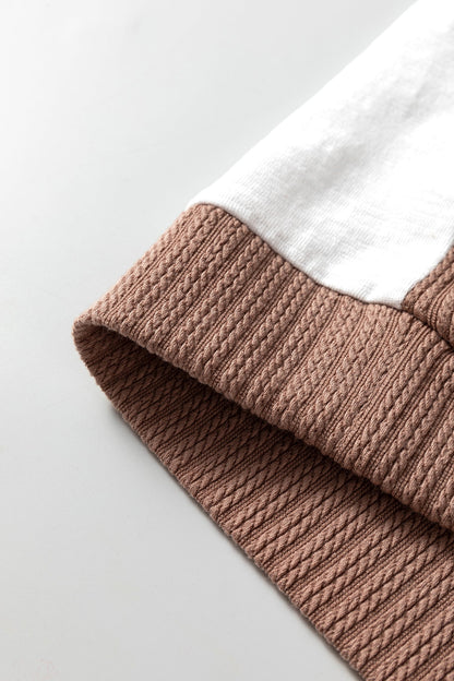 Threaded Pear Seraphina Raw Seamed Knitted Jumper