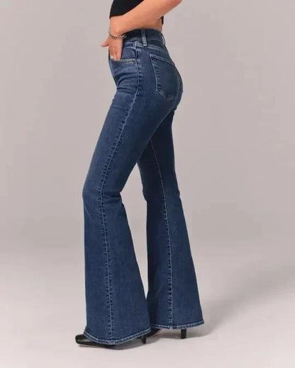 Women’s Fashion Casual Solid Color Jeans | High-Sense Professional Denim Trousers | Trendy Minimalist Sleek Straight-Leg Jeans | Luxury-Label Statuesque Radiant Apparel | 2026 High-Fashion Emerald-Luxe Essential