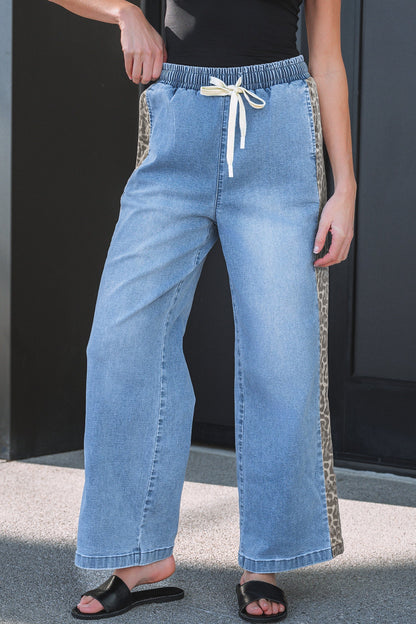 Threaded Pear Avianna Panel Wide Leg Jeans