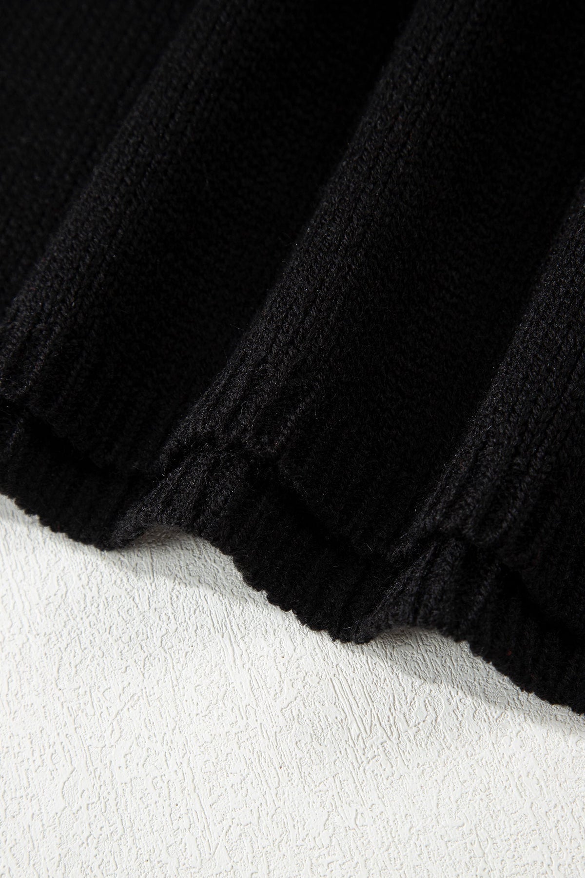 Threaded Pear Faye Backless Bubble Sleeve Sweater