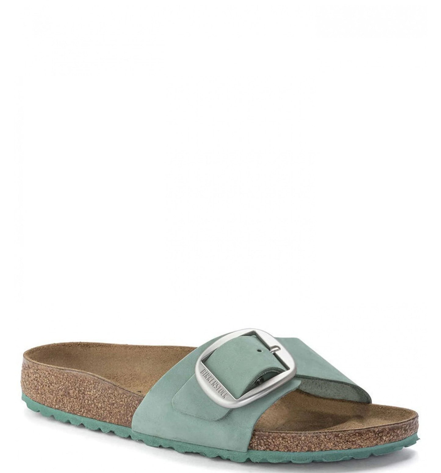 Birkenstock Madrid Big Buckle Nubuk Leather Beryl