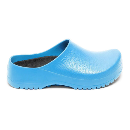 Birkenstock Super-Birki Polyurethane Ciel Blue Light Clogs