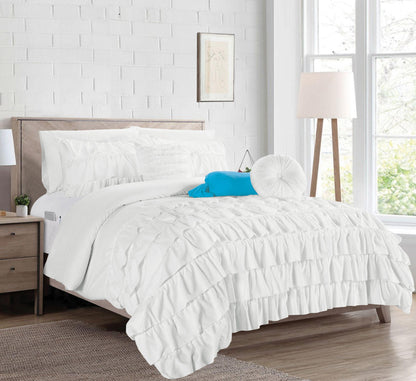 Elegant Comfort 10-Piece Cinderella Comforter Set, Includes 4-Piece Sheet Set with Double Sided Storage Pockets
