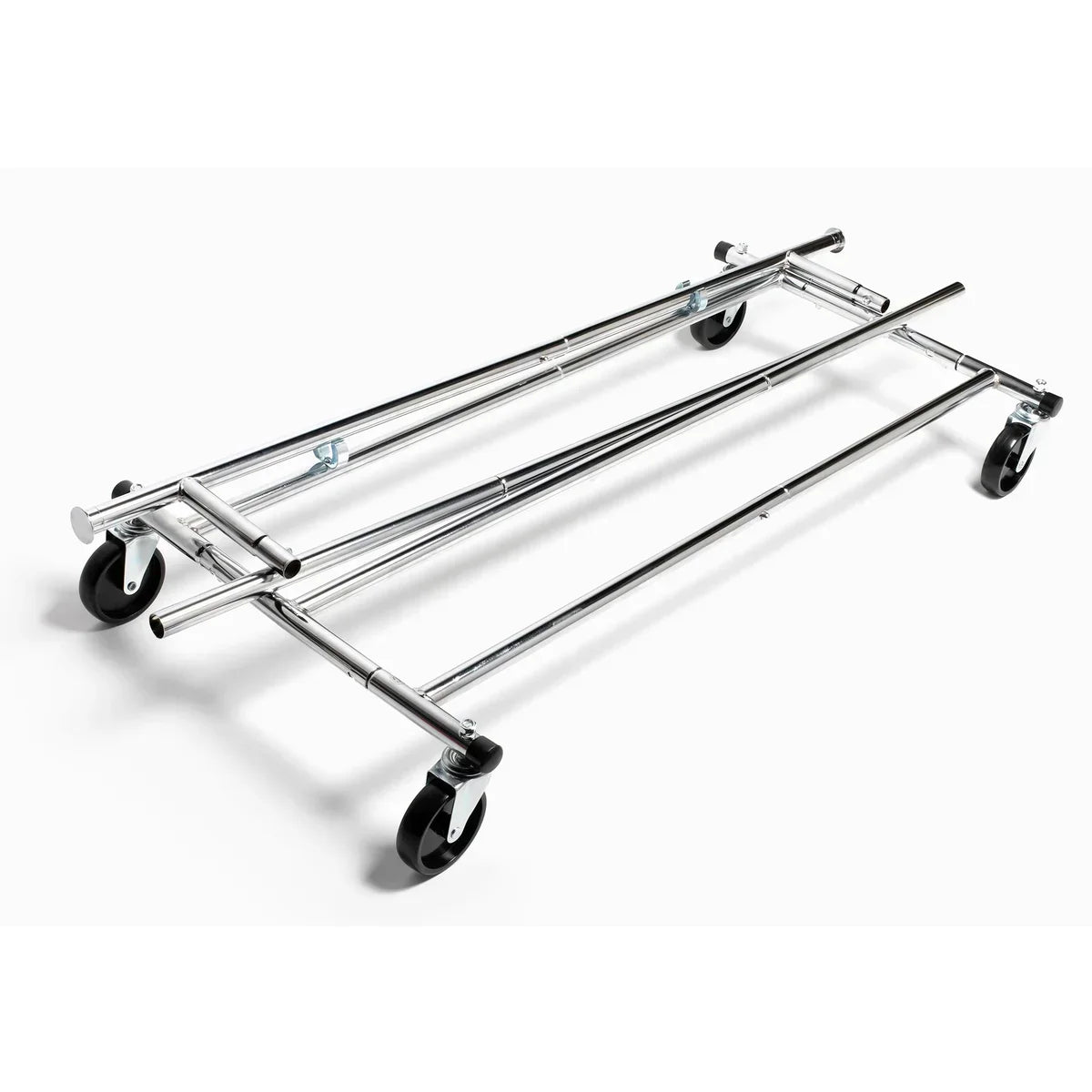 Adjustable & Rolling Commercial Grade Foldable Garment Rack
