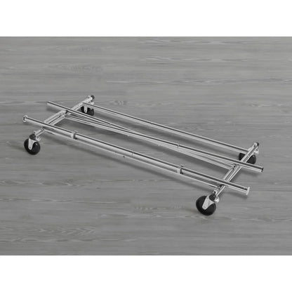 Adjustable & Rolling Commercial Grade Foldable Garment Rack