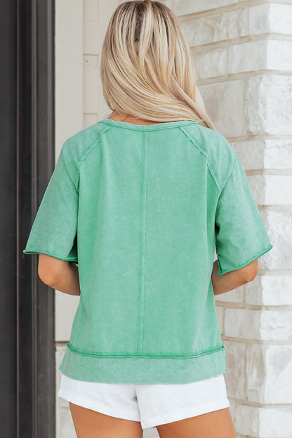 Threaded Pear Holland Mineral Wash T Shirt