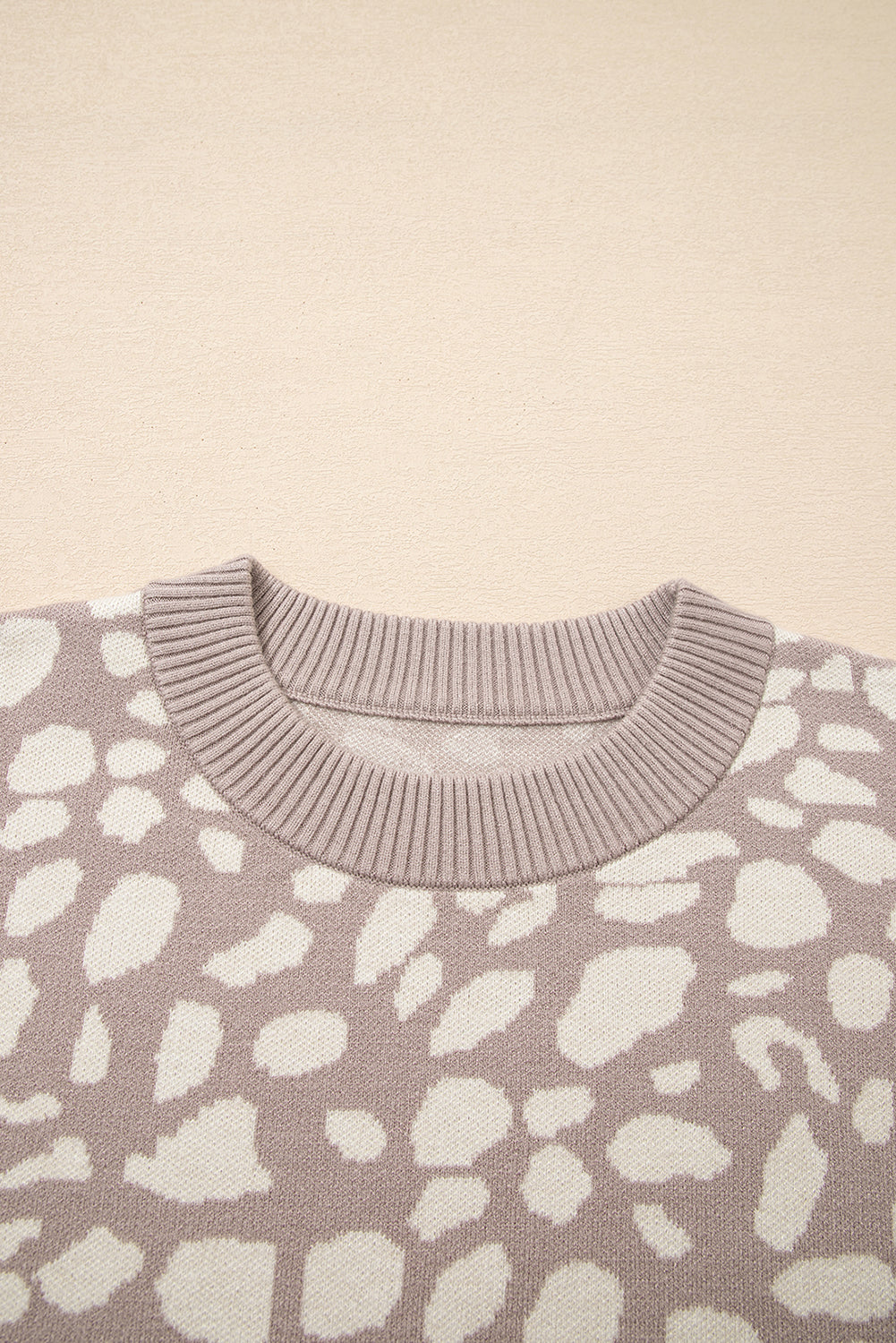 Threaded Pear Avery Trim Drop Shoulder Sweater