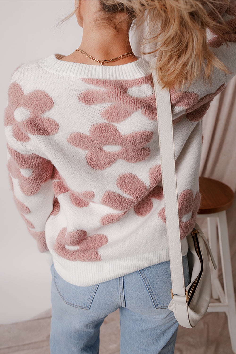 Threaded Pear Brynleigh Drop Shoulder Loose Sweater
