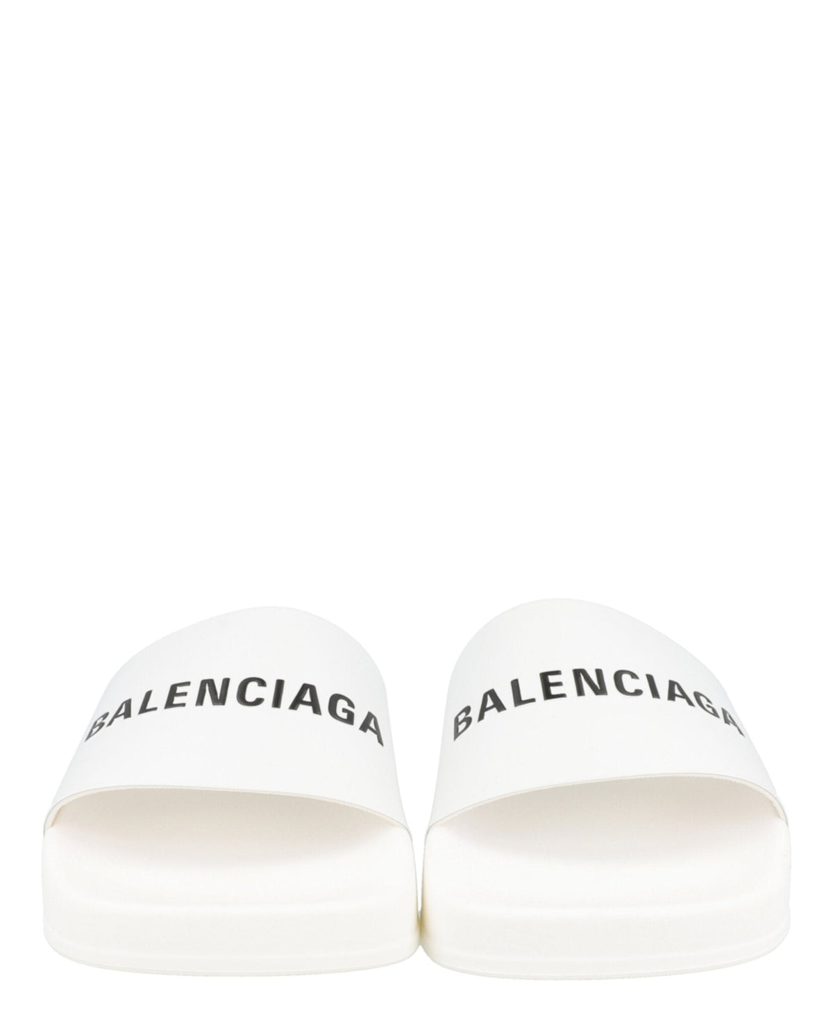 Balenciaga Logo Pool Slides