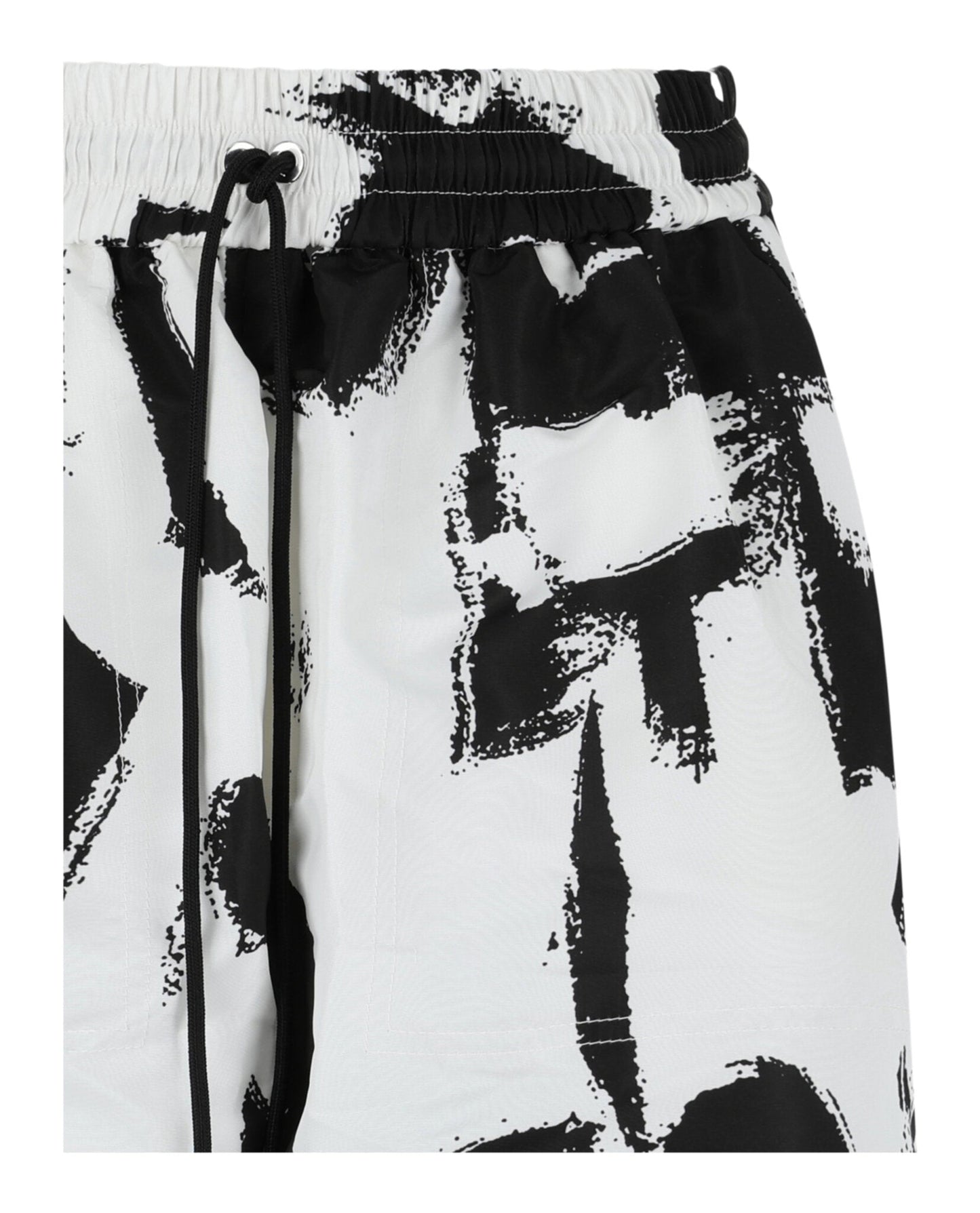 Alexander McQueen Graffiti Print Shorts