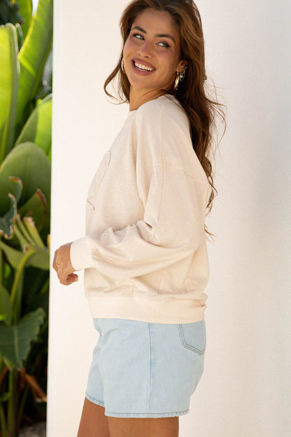 Threaded Pear Avery Drop Shoulder Casual Top