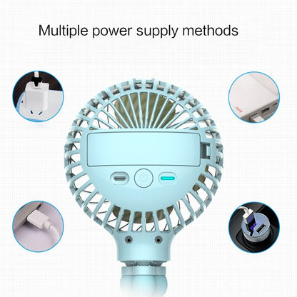 Mini Portable Hanging Octopus Shape Stand Adjustable Handheld USB Charging Fan Cooler