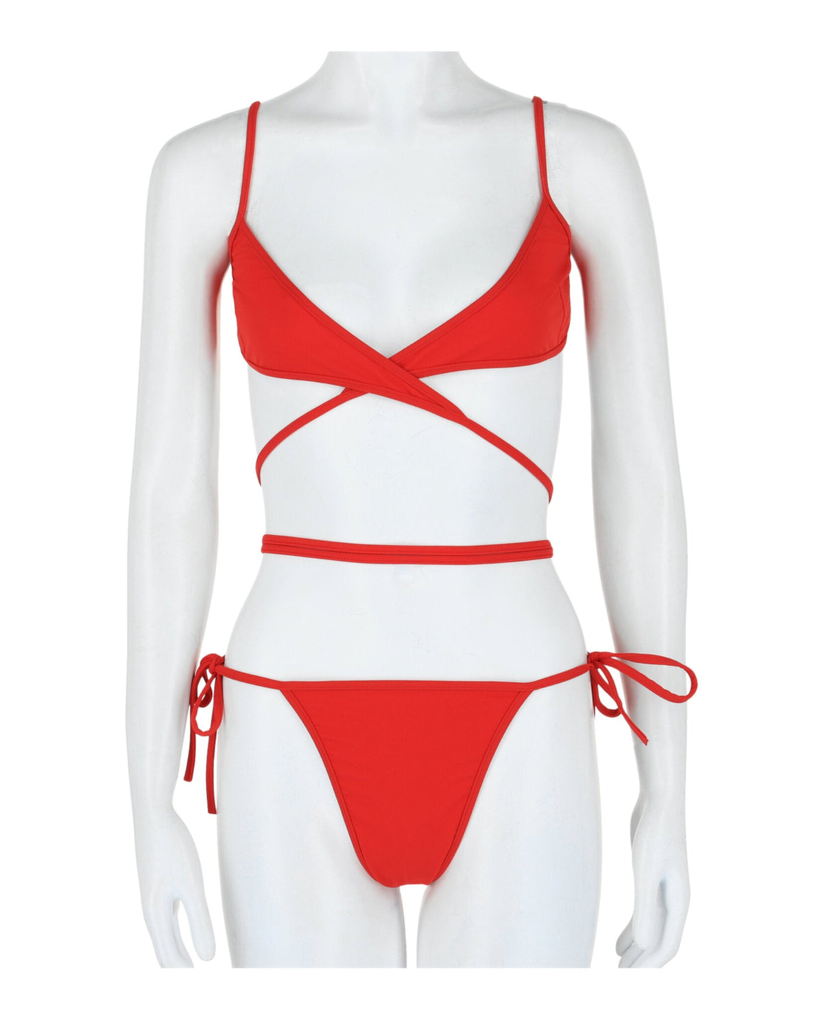 Balenciaga Wrap-Around Bikini Set