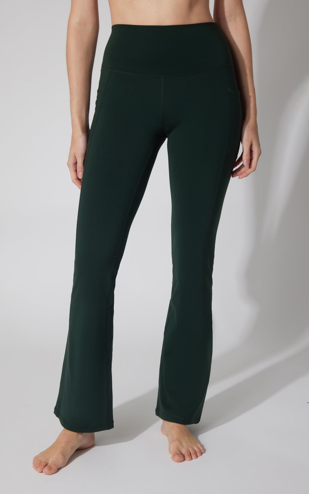 90 Degree by Reflex Polarlux Tribeca Elastic Free Full Length Side Pocket Flare Leg Pant
