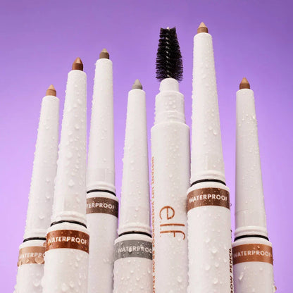 2-PACK e.l.f. Instant Lift Waterproof Brow Pencil - Deep Brown - 0.008oz