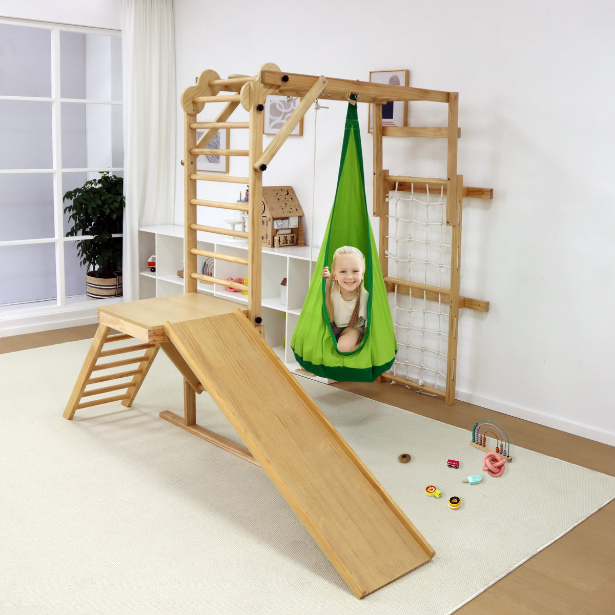 Avenlur Sensory Swing Hammock – Tear Drop Attachment for Grove, Walnut, Neem & Betula Indoor Climbers