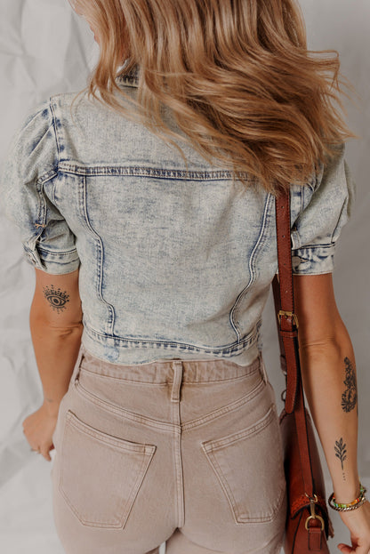 Threaded Pear Eleanor Chest Puff Sleeve Jacket