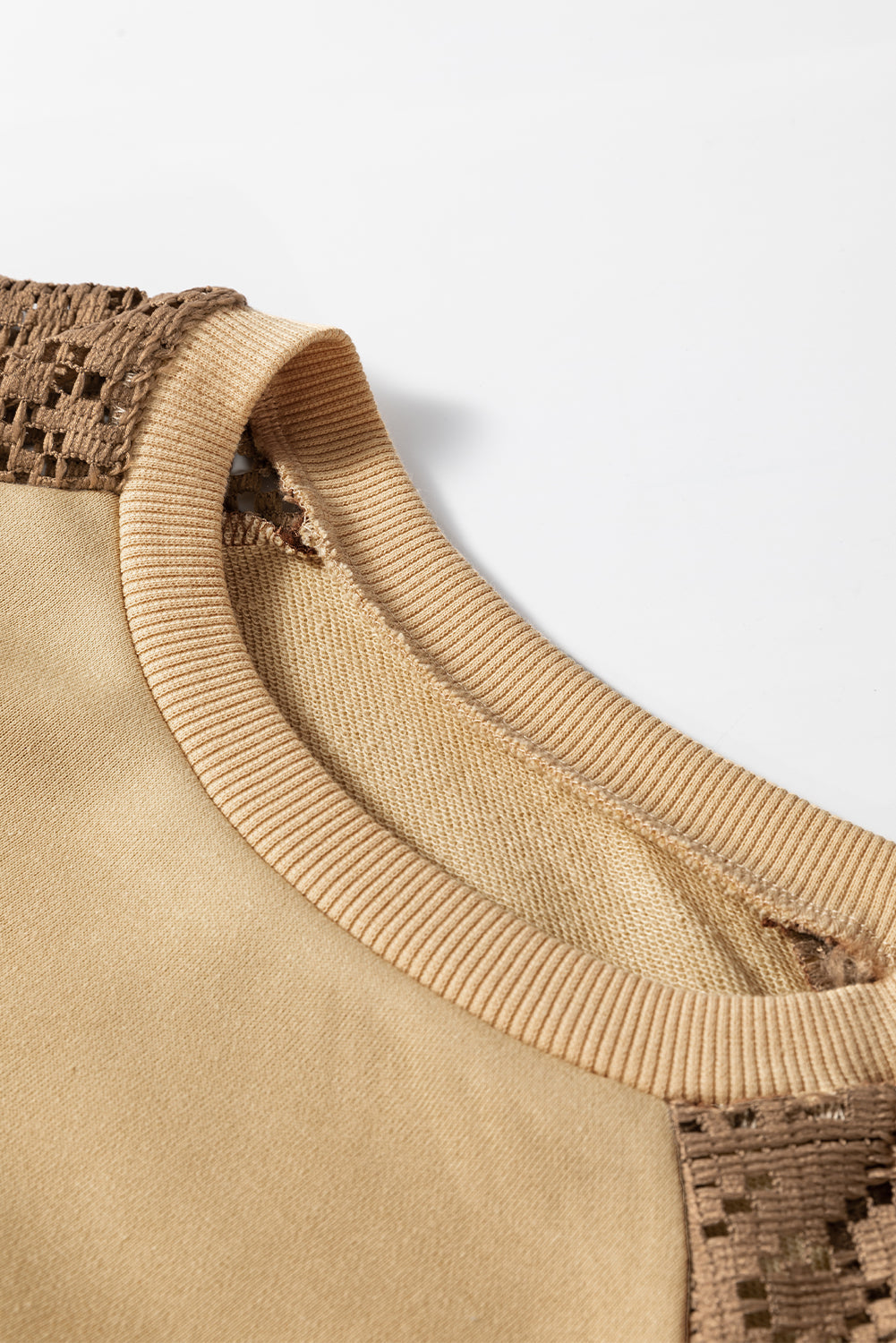 Threaded Pear Scarlett Colorblock Drop Shoulder Sweatshirt