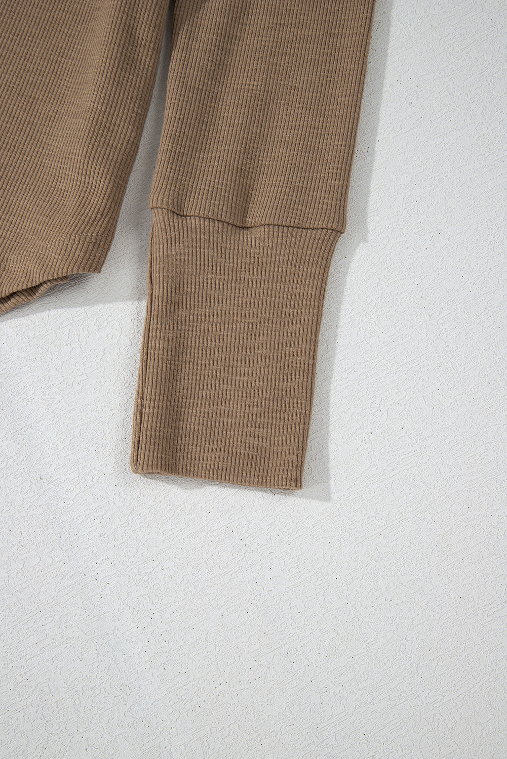 Threaded Pear Khaleesi anglaise Broider Ribbed Long Sleeve Top