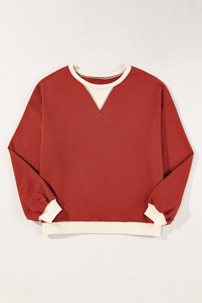 Threaded Pear Abigail Drop Shoulder Oversized Sweatshirt